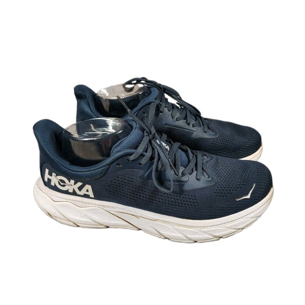 Hoka Arahi 7 Men's Navy Running Shoes Size 10 D Blue Athletic Stability Sneakers